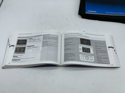 2013 Honda Accord Sedan Owners Manual Set with Case OEM C02B50020