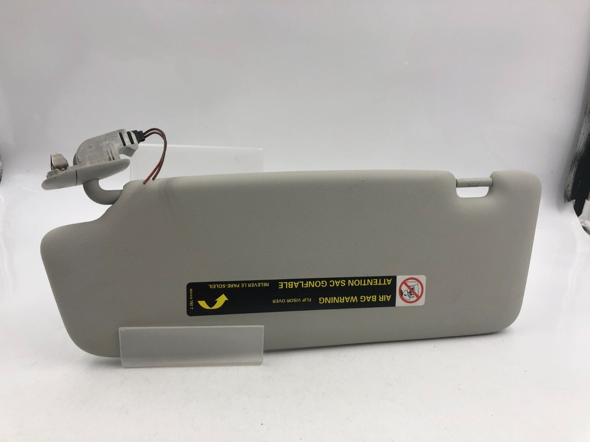 2009-2012 Audi A4 Passenger Sun Visor Sunvisor Gray Illuminated OEM D02B06049