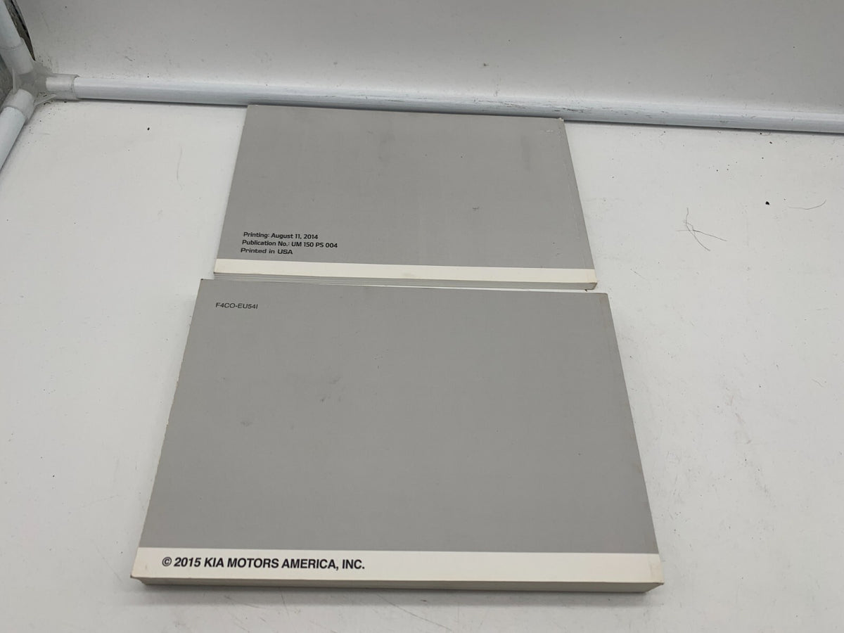 2015 Kia Optima Owners Manual Set with Case OEM R01B23019