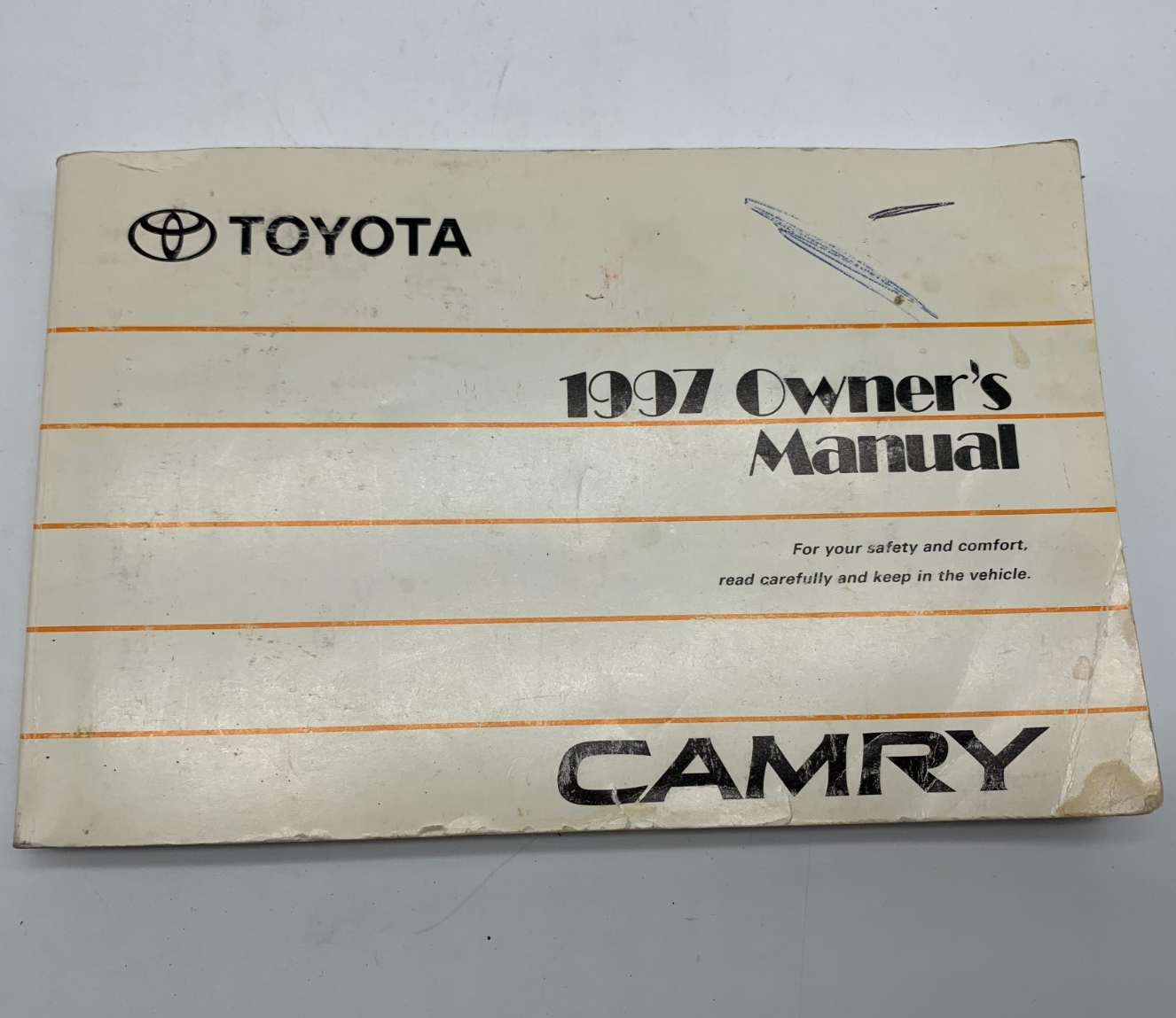 1997 Toyota Camry Owners Manual OEM E01B59010