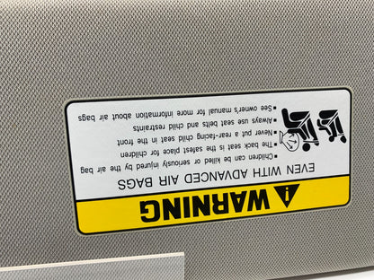 2011-2015 Hyundai Sonata Passenger Sun Visor Gray OEM B03B46048