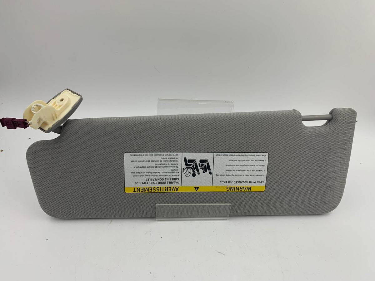 2010-2017 BMW 535i GT Passenger Sun Visor Gray Illuminated OEM B04B19012