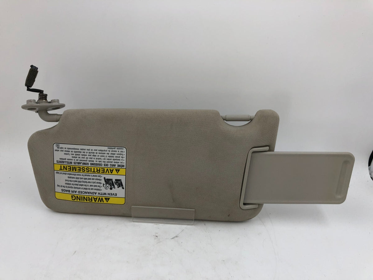 2010-2014 Subaru Legacy Passenger Sun Visor Gray Illuminated OEM B02B29005