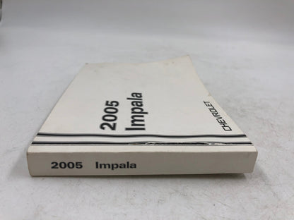 2005 Chevrolet Impala Owners Manual OEM A03B30045