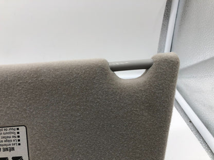 2005-2006 Toyota Camry Passenger Sun Visor Gray OEM D03B08001
