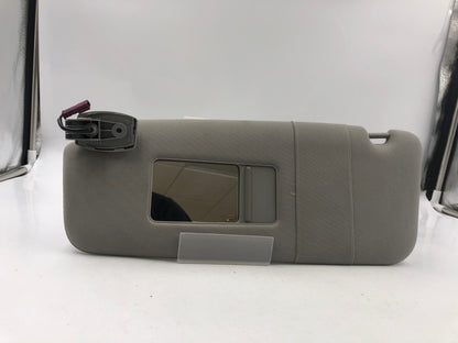 2008-2010 BMW 528i Driver Sun Visor Illuminated Gray OEM B01B16037