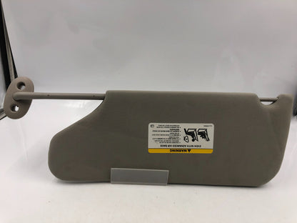 2005-2010 Jeep Grand Cherokee Passenger Sun Visor Gray OEM D01B11079