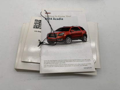 2014 GMC Acadia Denali Owners Manual Set with Case OEM B04B55051