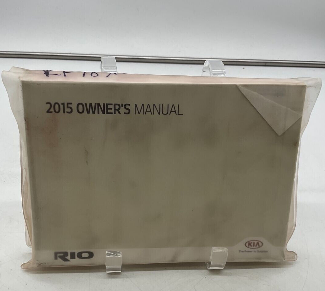 2014 Kia Rio Owners Manual Set OEM C01B06033