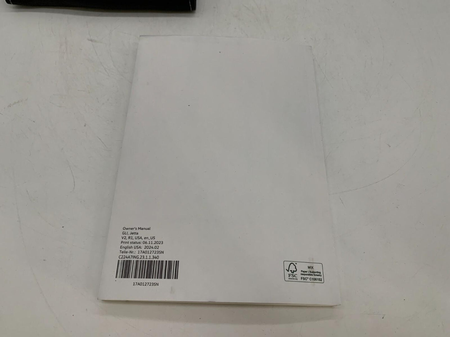 2024 Volkswagen Jetta GLI Owners Manual Set with Case OEM D01B60012