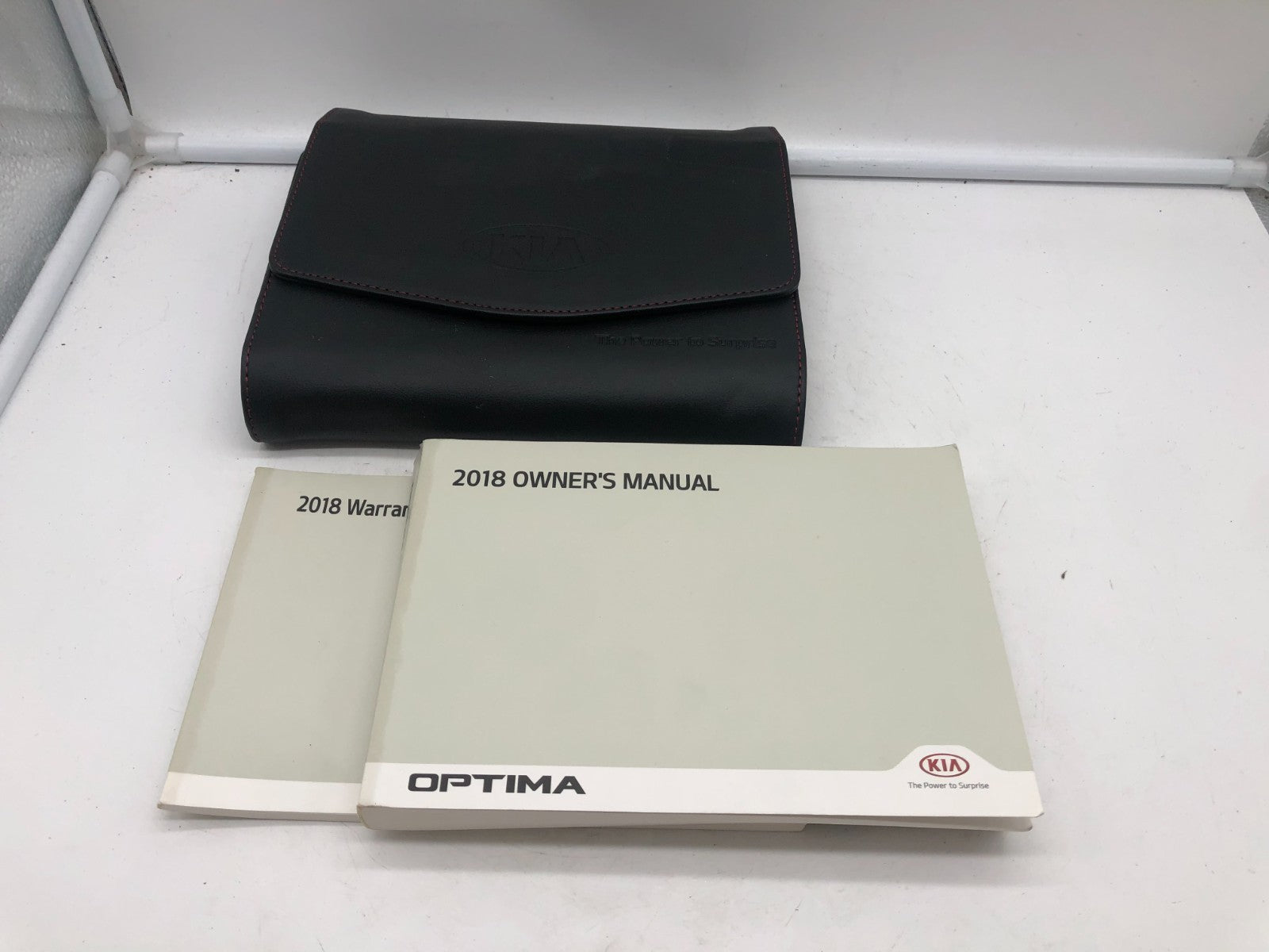 2018 Kia Optima Owners Manual Set with Case OEM A01B21007