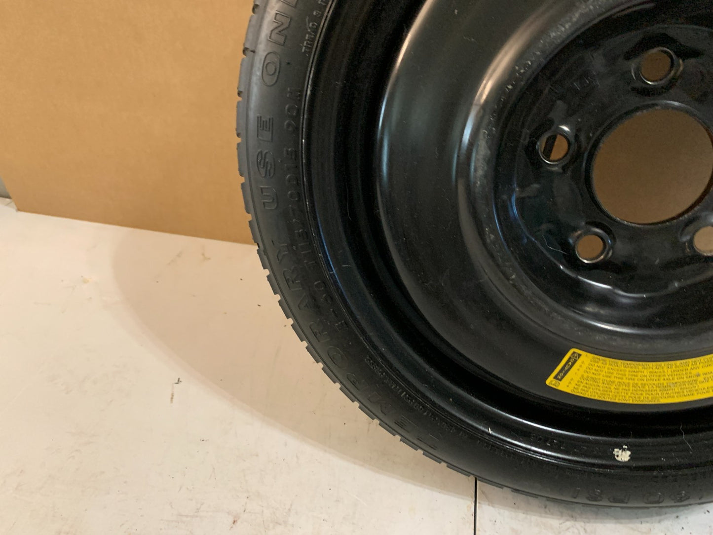 2004-2009 Mazda 3 Mazda3 15" Spare Tire Compact Donut T115/70D15 OEM