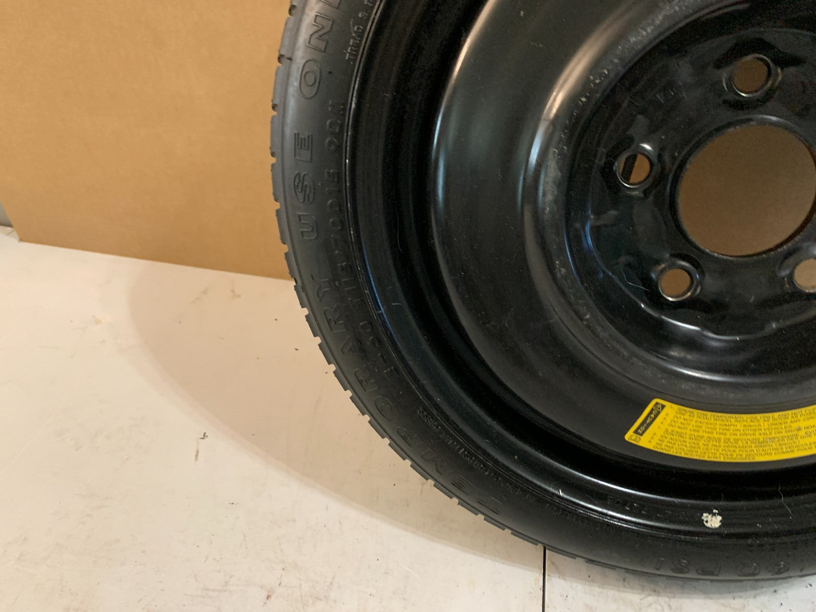 2004-2009 Mazda 3 Mazda3 15" Spare Tire Compact Donut T115/70D15 OEM