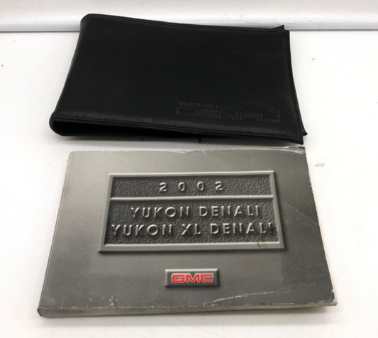 2002 GMC Yukon 1500 Owners Manual with Case OEM C01B53027
