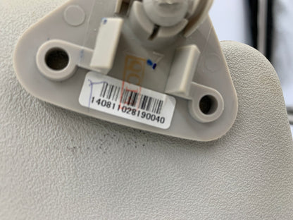 2014-2019 Mitsubishi Mirage Passenger Sun Visor Gray OEM C04B46043