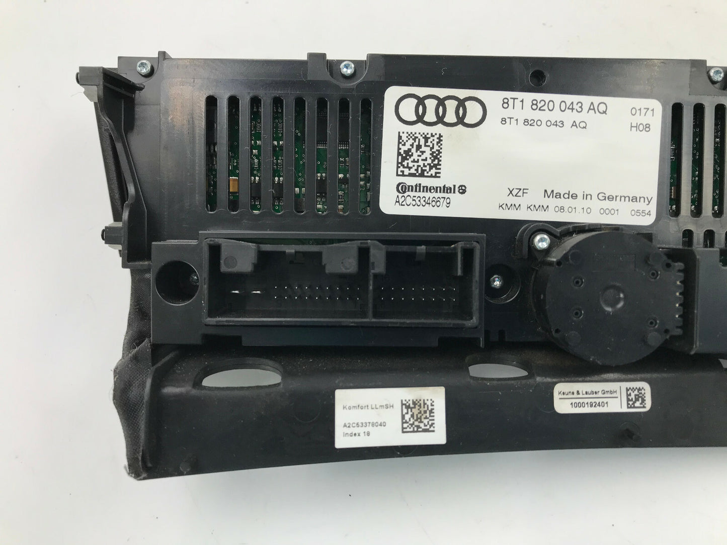 2008-2013 Audi S5 AC Heater Climate Control Unit OEM D02B13010