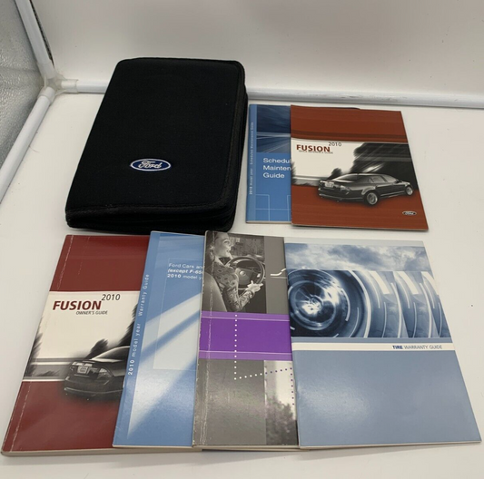2010 Ford Fusion Hybrid Owners Manual Set with Case OEM R01B12025