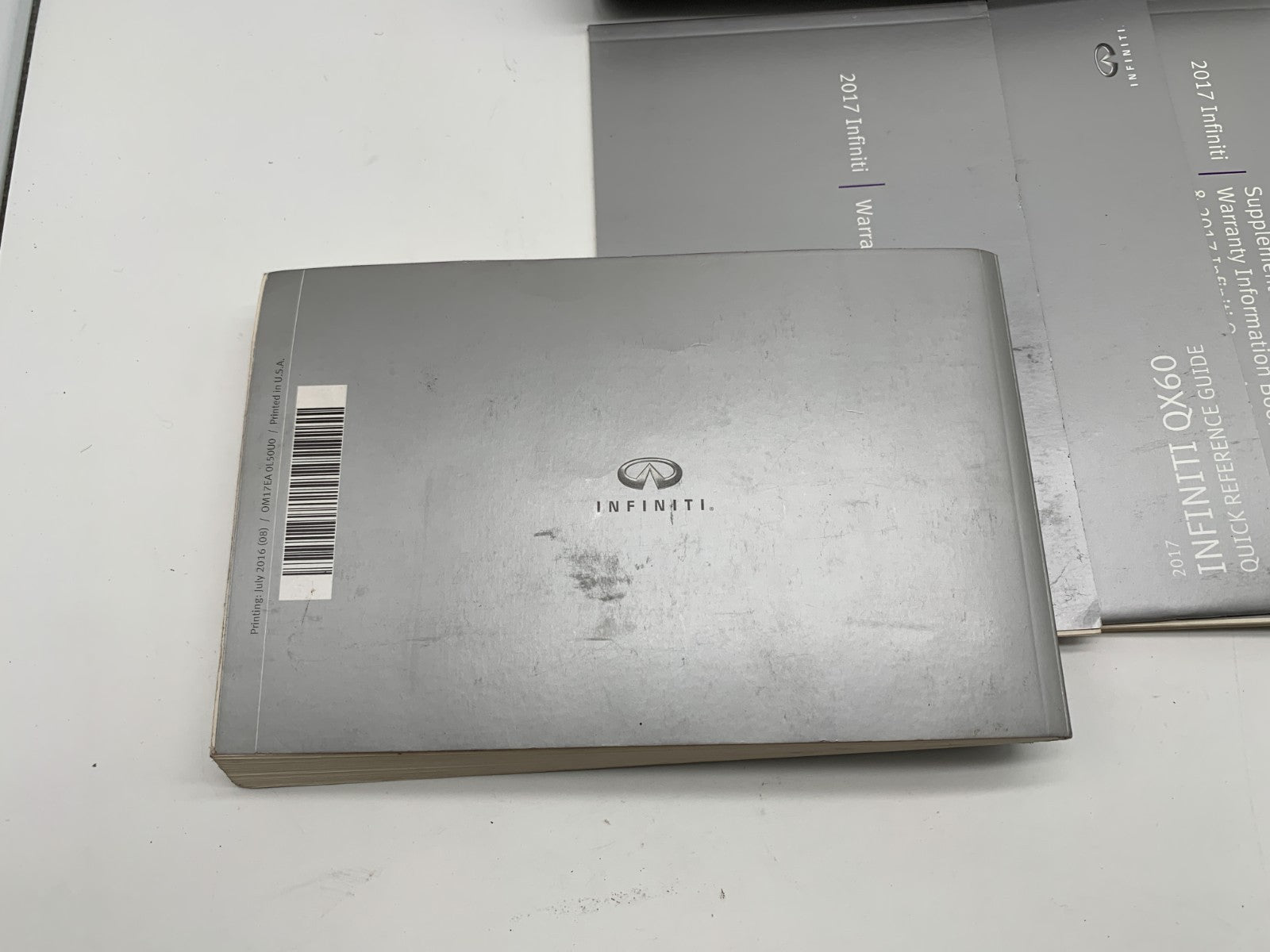 2017 Infiniti QX60 QX 60 Owners Manual Set with Case OEM B04B25012