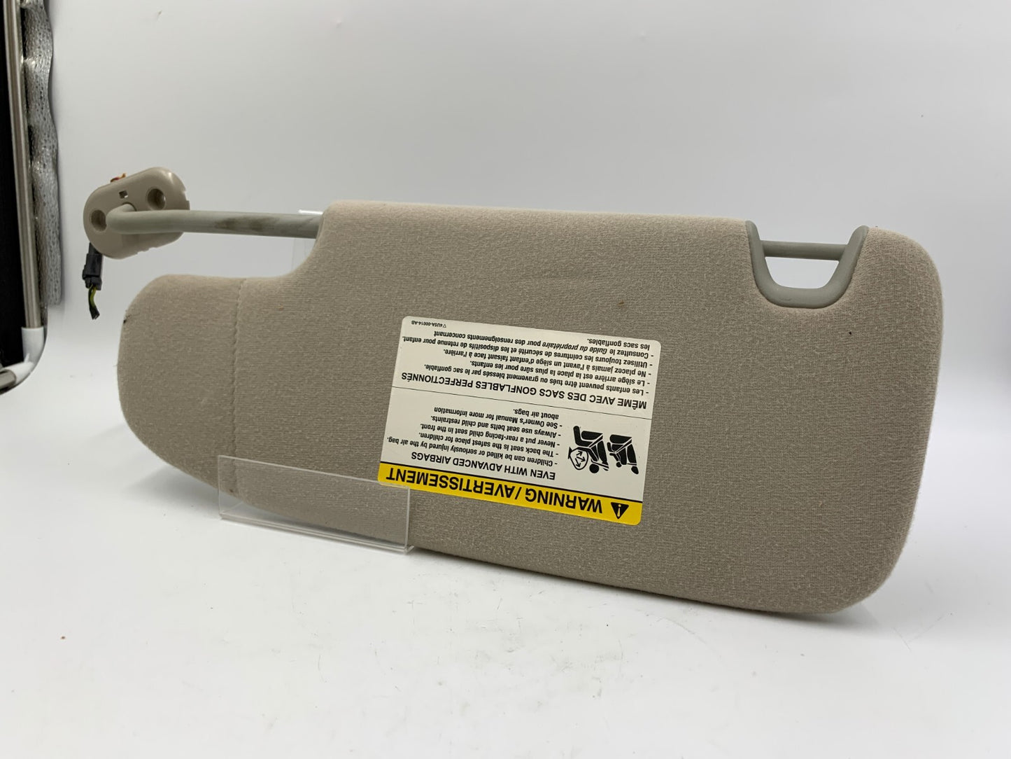 2006-2009 Mercury Milan Passenger Sun Visor Gray Illumination OEM B04B26030