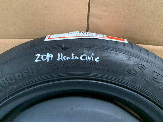 2016-2021 Honda Civic 16" Spare Tire Compact Donut OEM T125/80D16