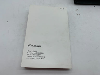 2015 Lexus ES350 ES 330h Owners Manual Set with Case OEM B03B46004