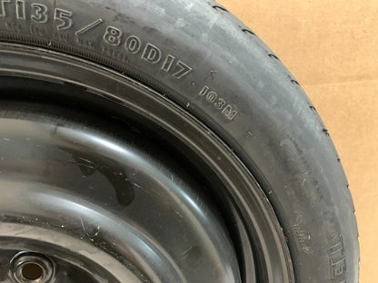 2005-2010 Honda Odyssey 17" Spare Tire Wheel Compact Donut T135/80D17