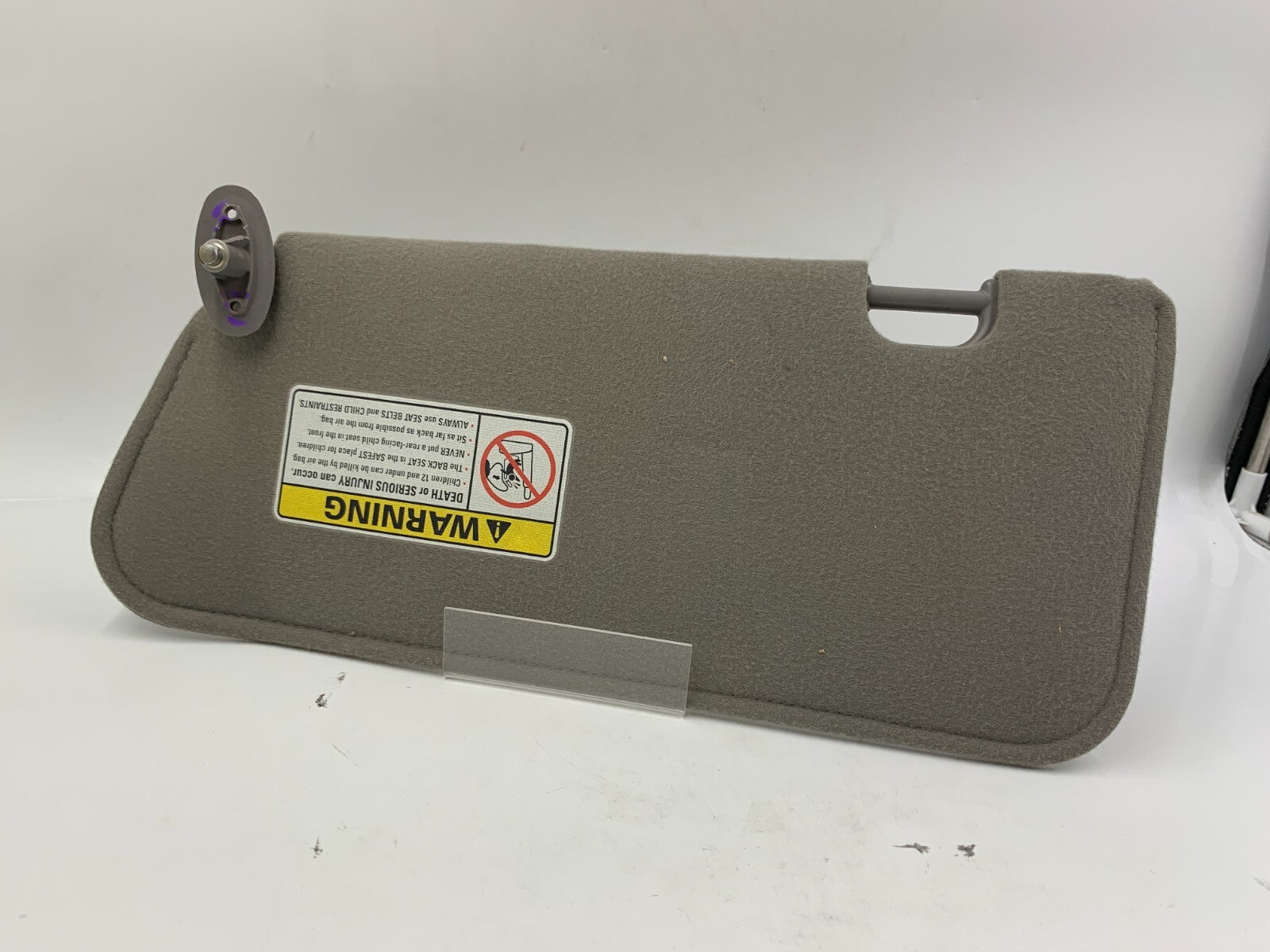 2001-2002 Ford Escape Passenger Sun Visor Gray OEM B04B39025