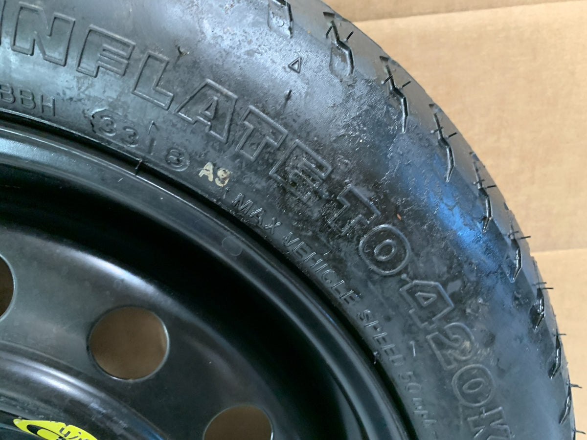 2019-2023 Hyundai Kona 16" Spare Tire Wheel Compact Donut T125/80D16