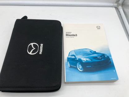 2007 Mazda 3 Owners Manual With Case OEM B04B33049