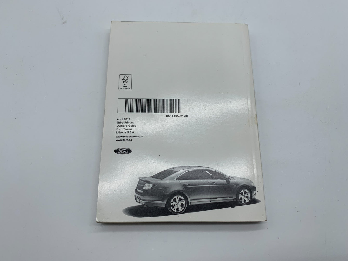 2011 Ford Taurus Owners Manual Set with Case OEM B03B24012