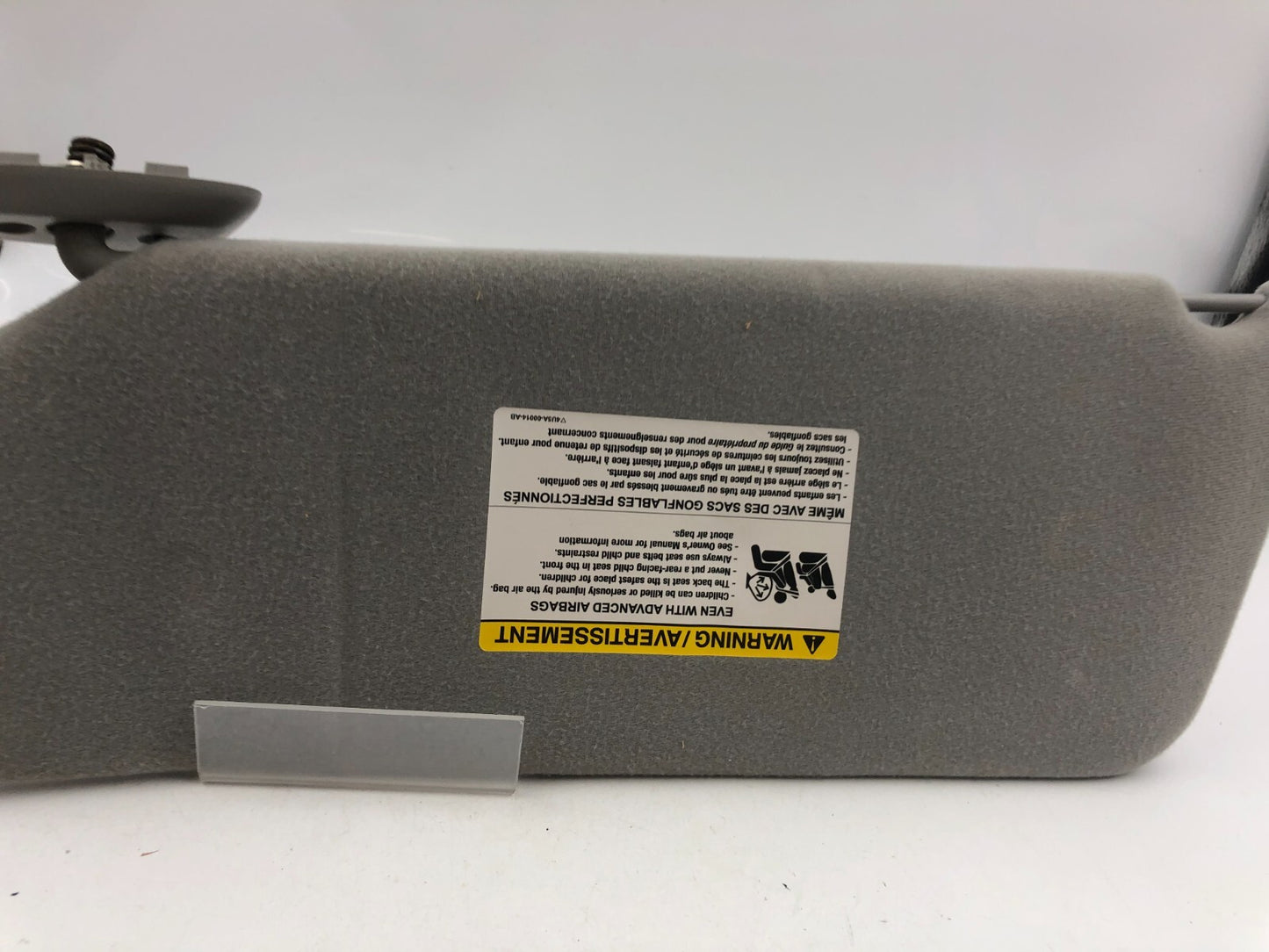 2004-2008 Ford F-150 F150 Passenger Sun Visor Gray OEM B04B40083