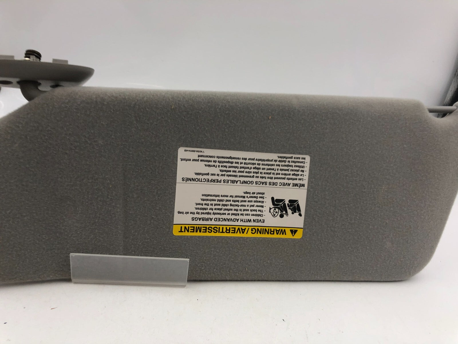 2004-2008 Ford F-150 F150 Passenger Sun Visor Gray OEM B04B40083