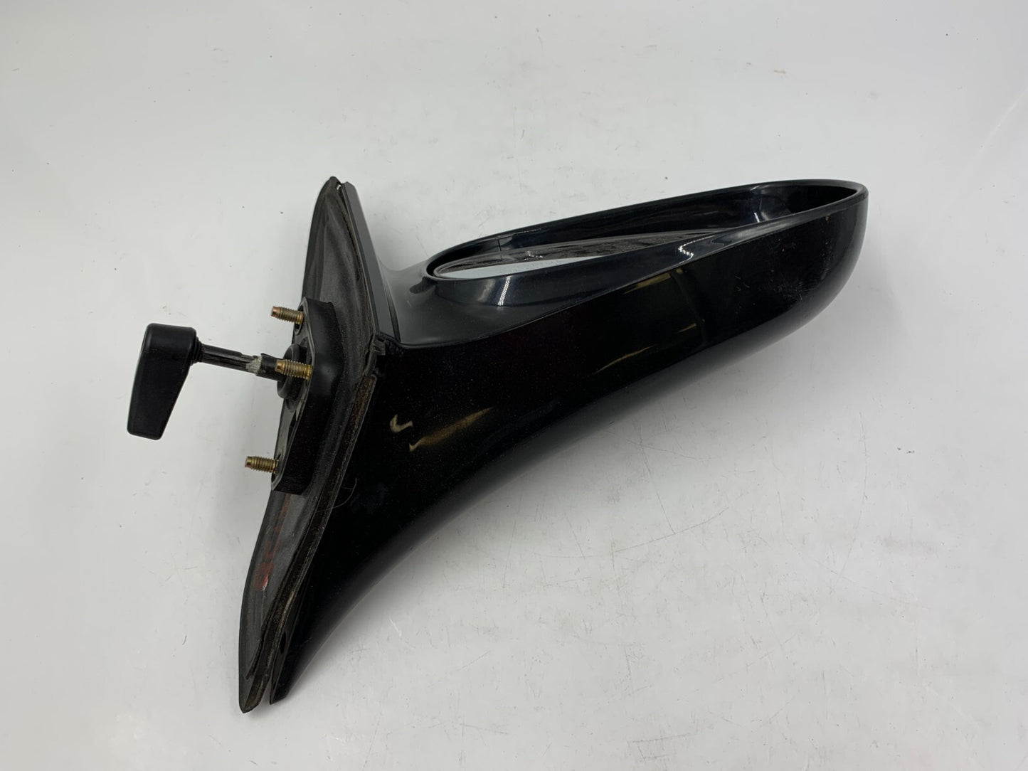 1998-2002 Toyota Corolla Passenger Side Manual Door Mirror Black OEM B01B10056