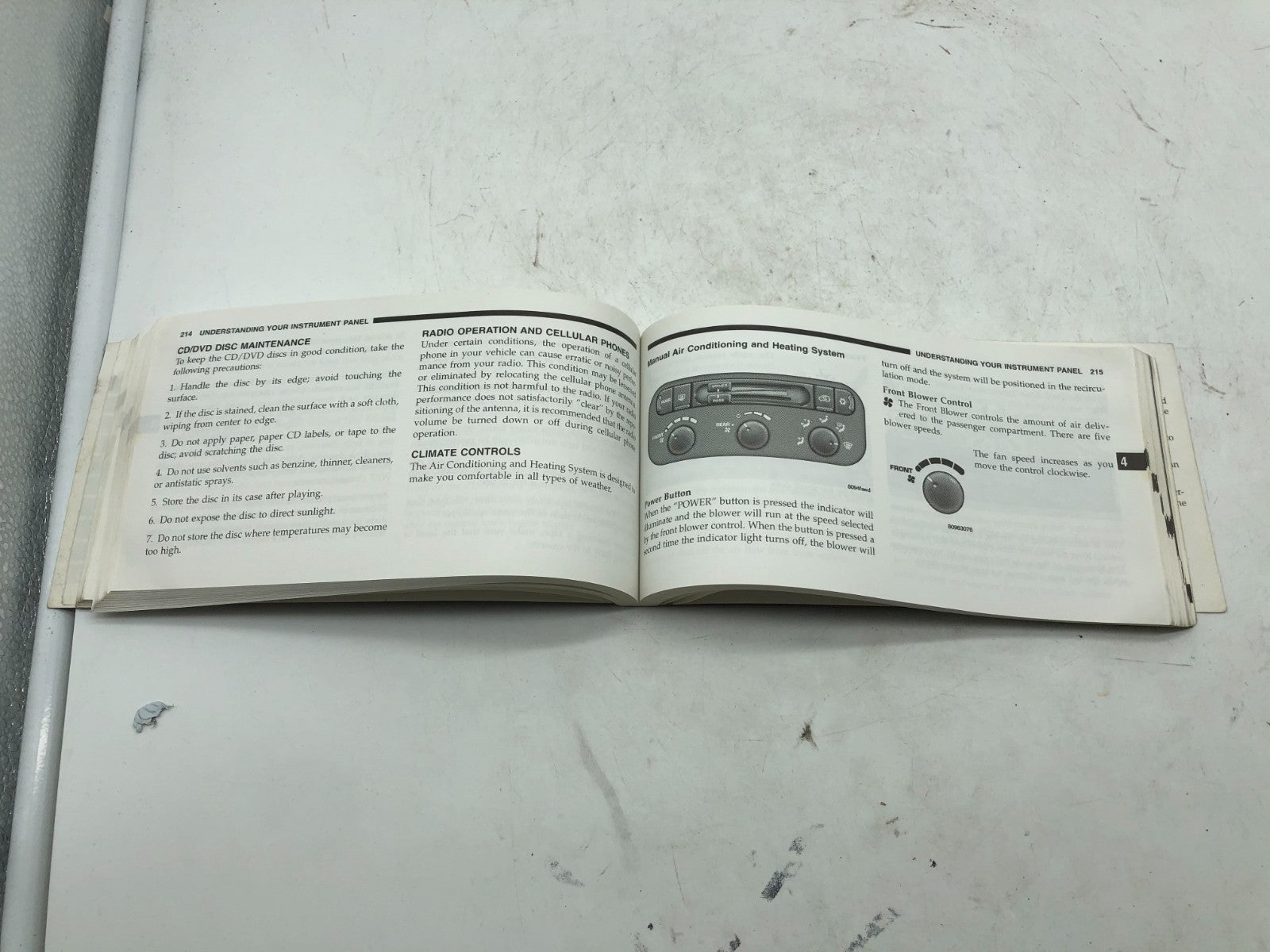 2003 Dodge Caravan Owners Manual OEM A02B42006