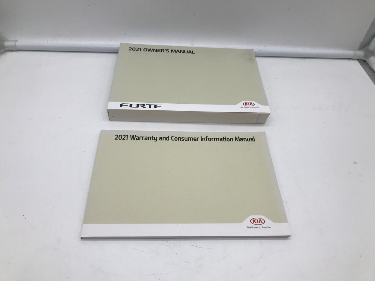 2021 Kia Forte Owners Manual Set OEM R01B27018