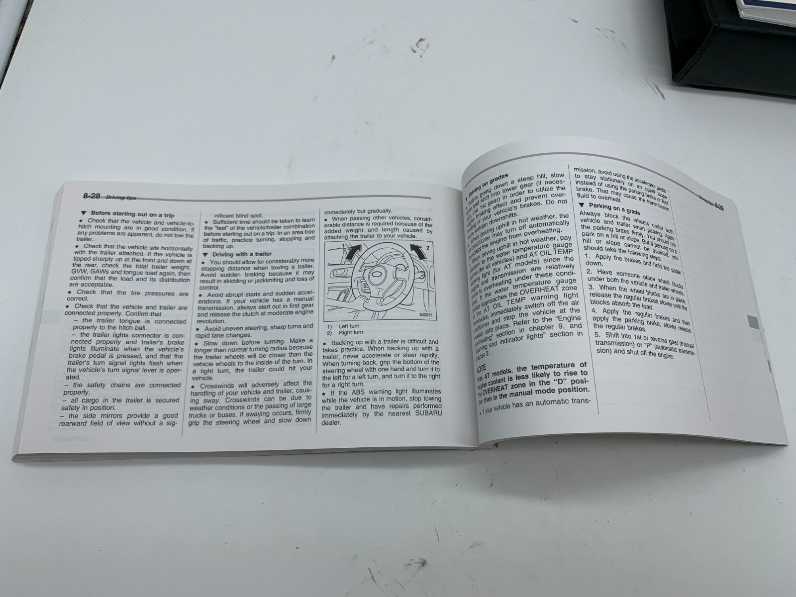 2008 Subaru Legacy Owners Manual Set with Case OEM D02B70013