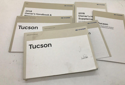 2018 Hyundai Tucson Owners Manual Set OEM C04B22034