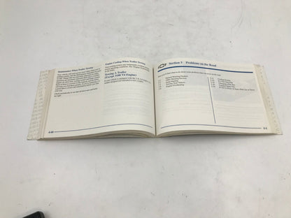 1999 Chevrolet Malibu Owners Manual OEM C02B38013