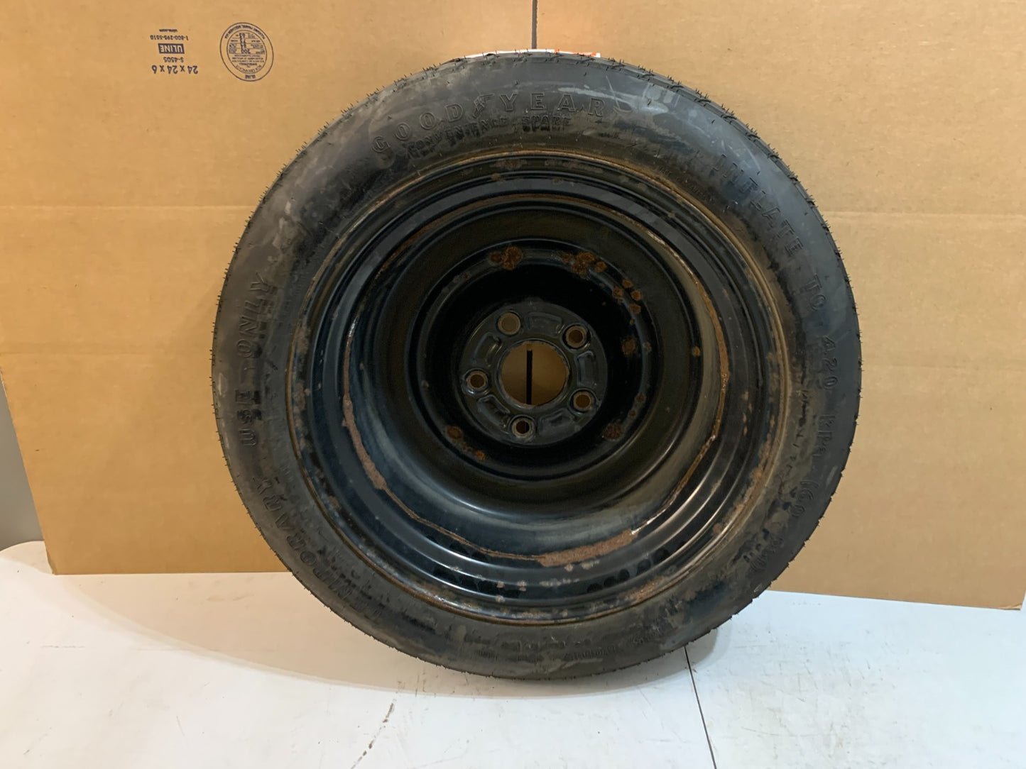 2012-2016 Chrysler Town & Country 17" Spare Tire Compact Donut T145/80D17
