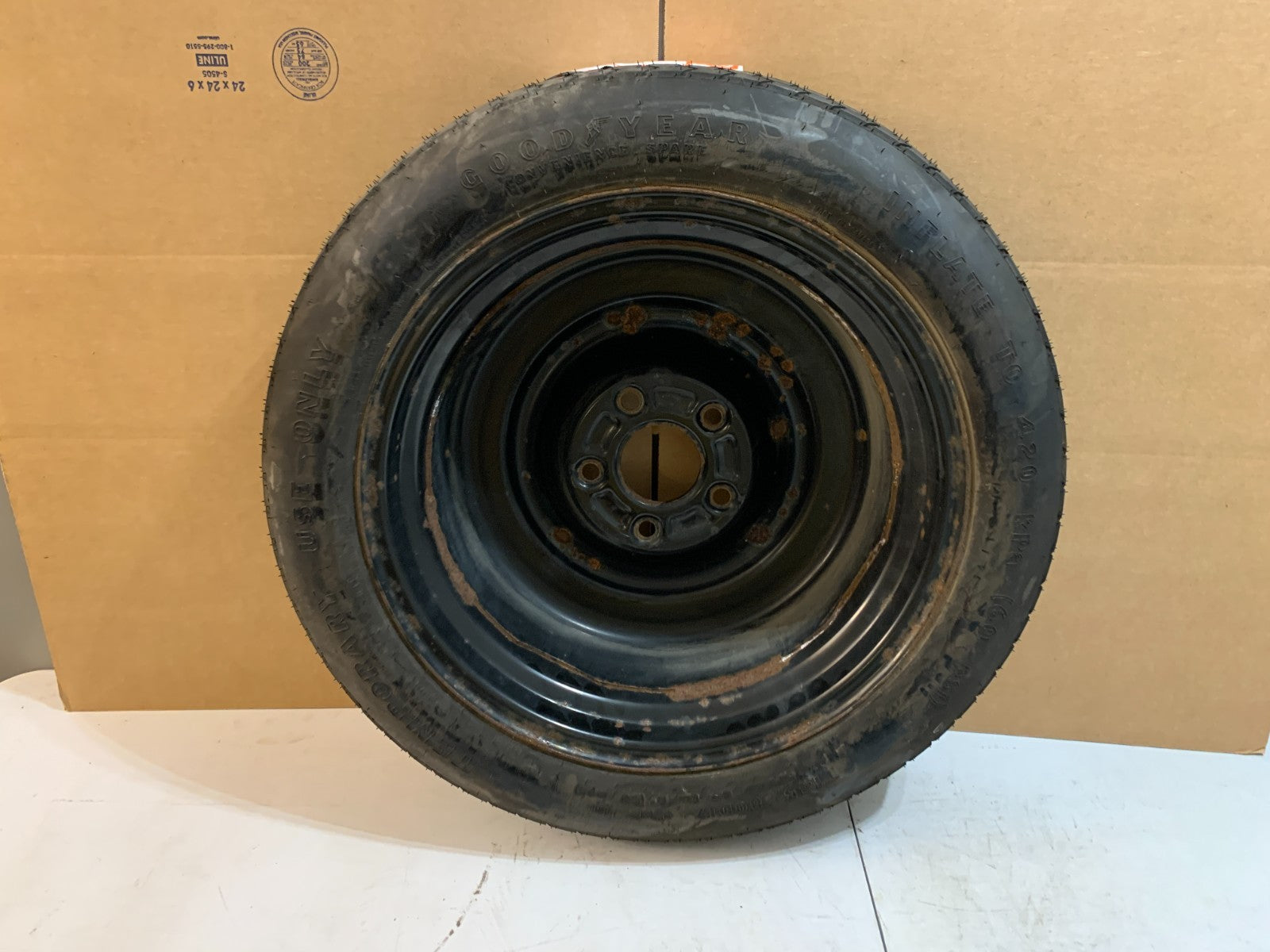 2012-2016 Chrysler Town & Country 17" Spare Tire Compact Donut T145/80D17