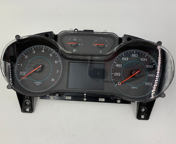 2017-2018 Chevrolet Cruze Speedometer Instrument Cluster Unknown Miles D01B45080