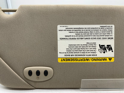 2010-2012 Lincoln MKT Driver Sun Visor Gray Illuminated OEM A03B39075