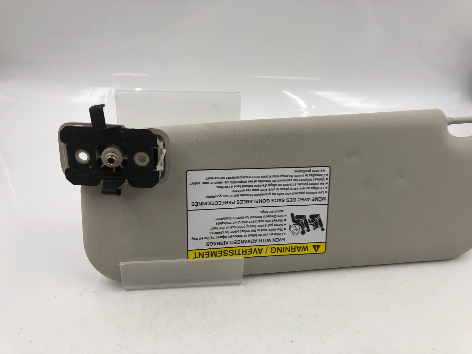 2017-2019 Jaguar XE Passenger Sun Visor Gray OEM C01B36050