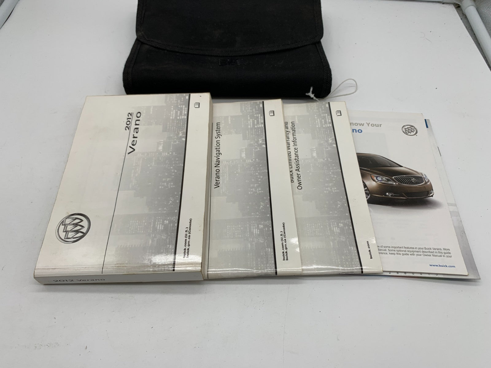 2012 Buick Verano Owners Manual Set with Case OEM A04B28005
