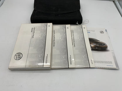 2012 Buick Verano Owners Manual Set with Case OEM A04B28005
