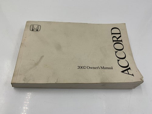 2002 Honda Accord Owners Manual OEM R01B21007