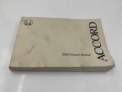 2002 Honda Accord Owners Manual OEM R01B21007