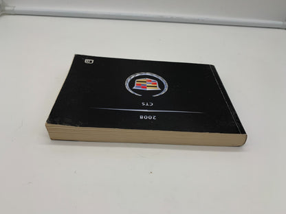 2008 Cadillac CTS Owners Manual OEM E02B13053