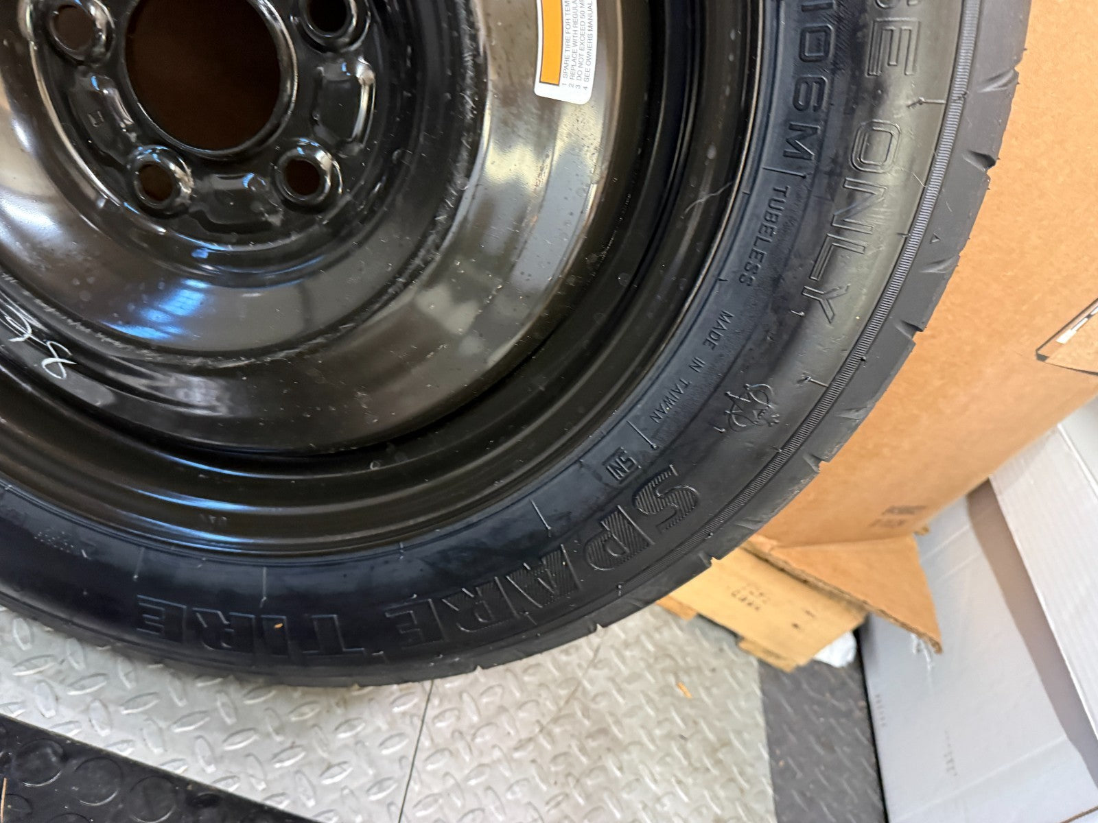 2014-2019 Nissan Rogue 16" Spare Tire Wheel Compact Donut T145/90D16 Maxxis