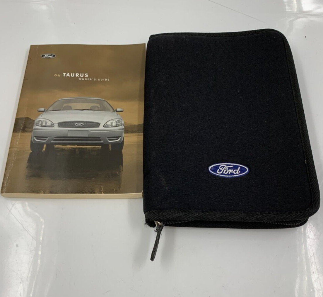 2004 Ford Taurus Owners Manual with Case OEM D04B33084